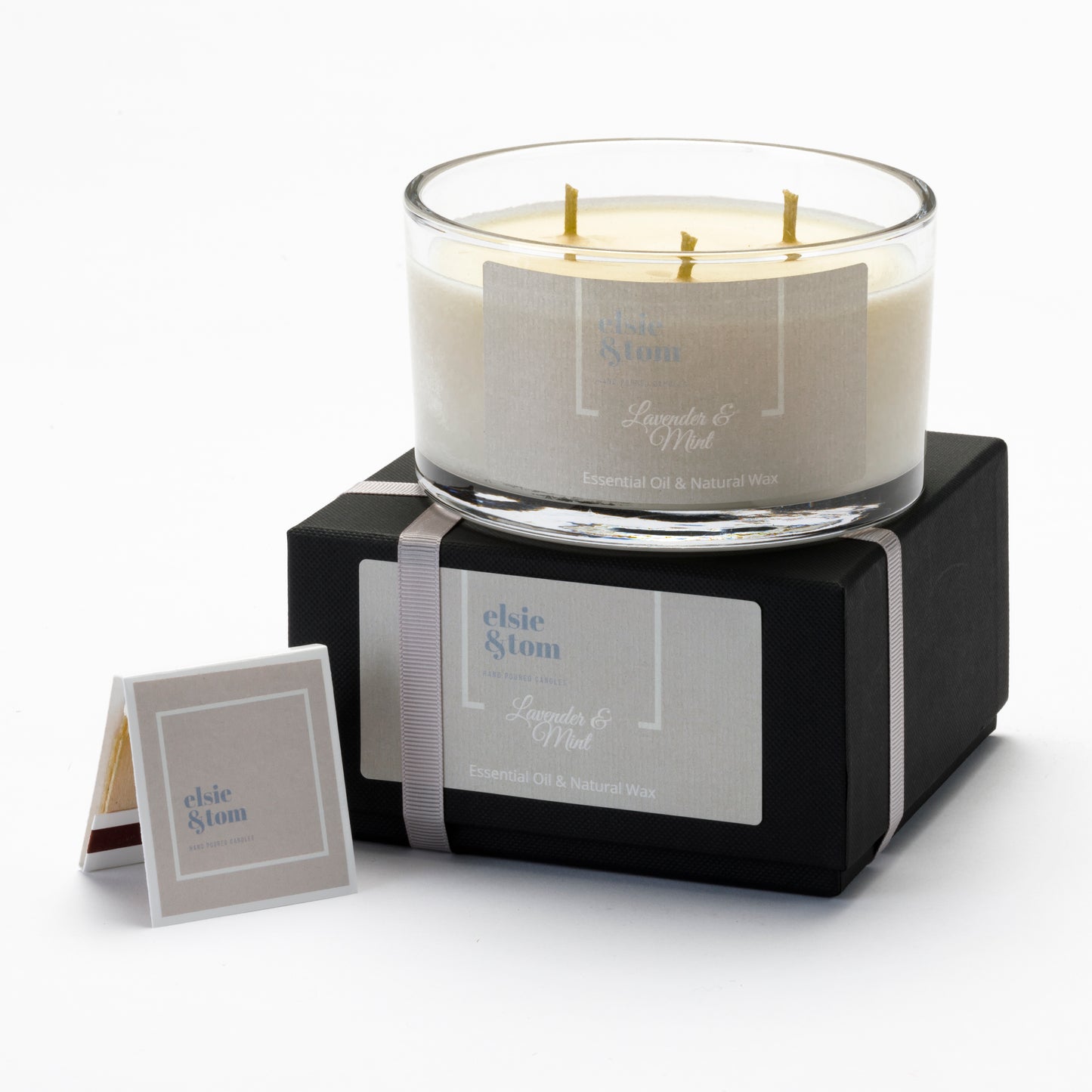 Lavender and Mint Essential Oil Scented Candle image 6