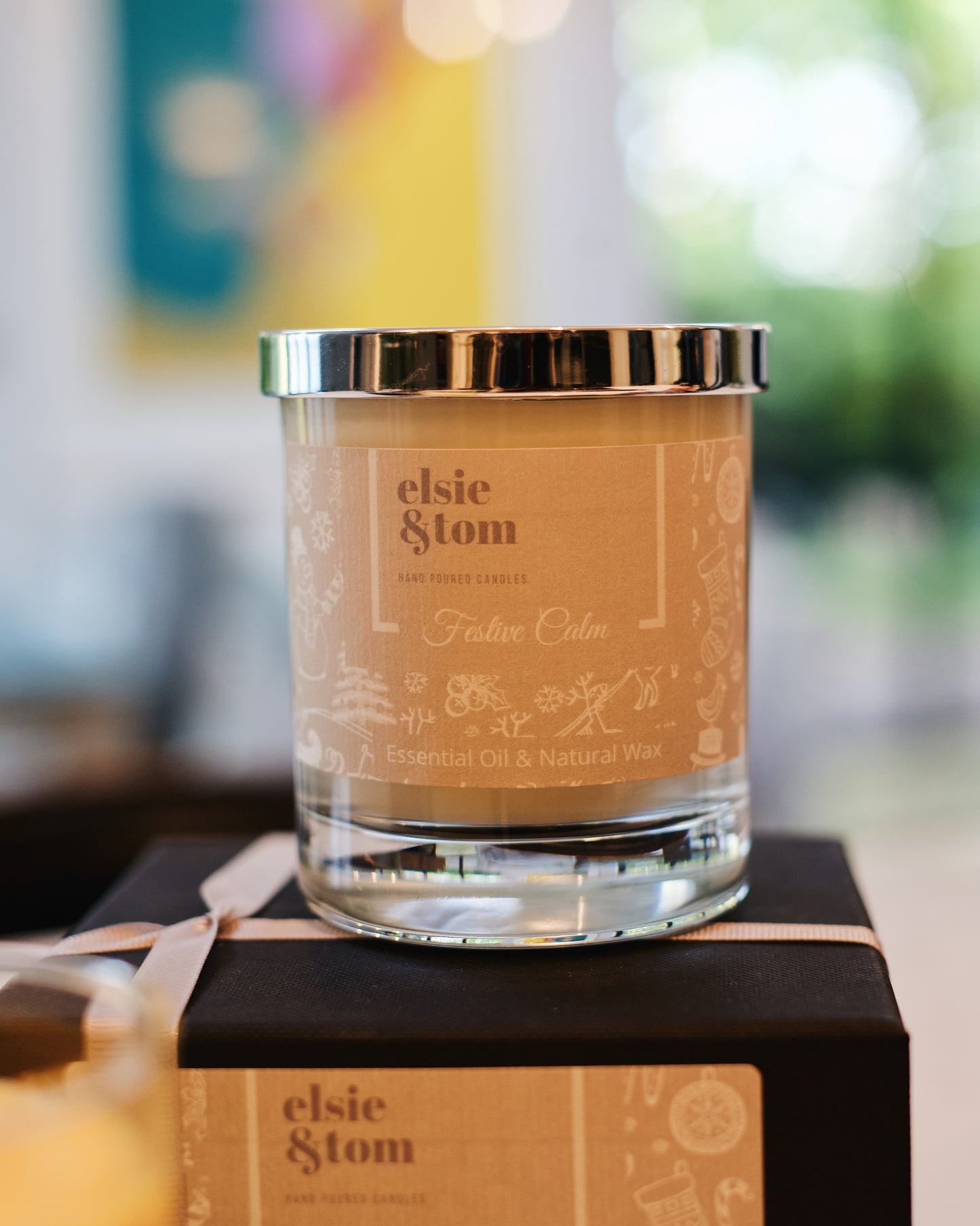 Festive Calm Essential Oil Candle image 1