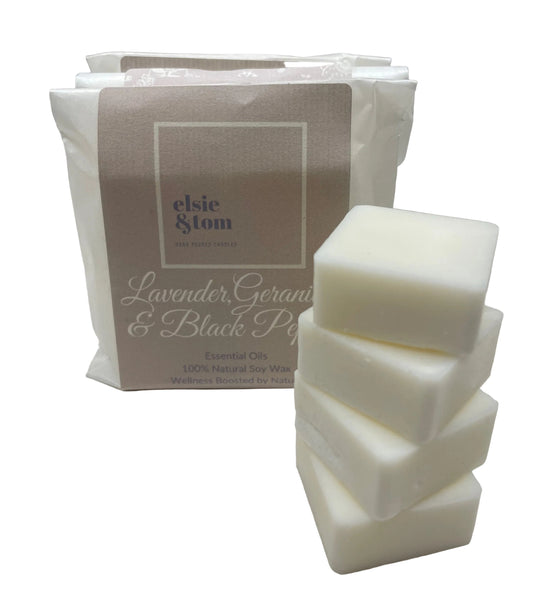 Luxury Scented Wax Melts image Lavender Geranium and black Pepper