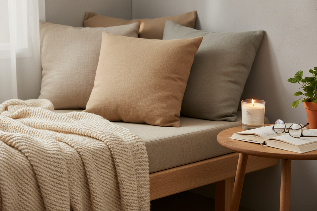 Creating a restful space with Elsie and Tom candles