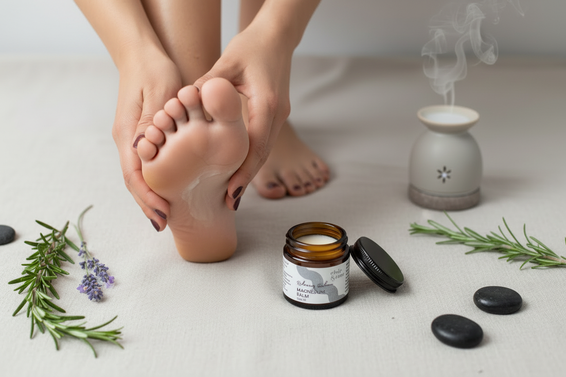 Transdermal Application of Magnesium Chloride onto the soles of the feet
