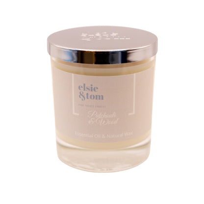 Patchouli and Wood Essential Oil Scented Candle image 1