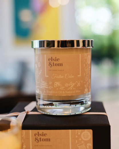 Festive Calm Essential Oil Candle image 1