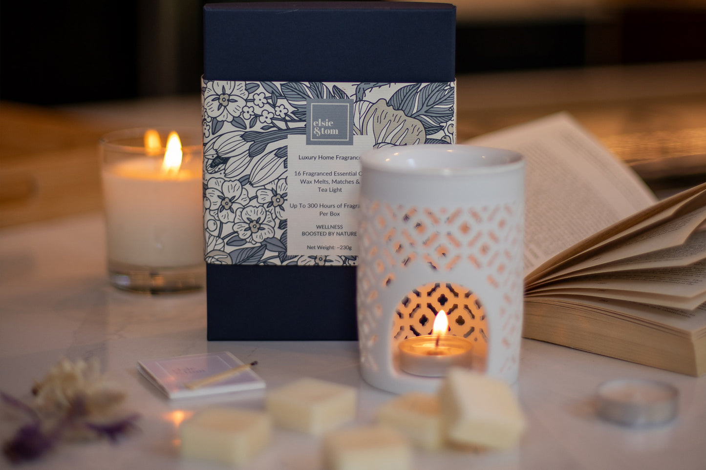 Luxury Wax Melt Gift Box selection Elsie and Tom