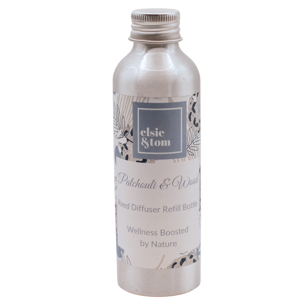 Patchouli & Wood Essential Oil Scented Daily Rituals Reed Diffuser Refill Bottle