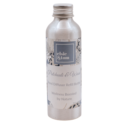 Patchouli & Wood Essential Oil Scented Daily Rituals Reed Diffuser Refill Bottle