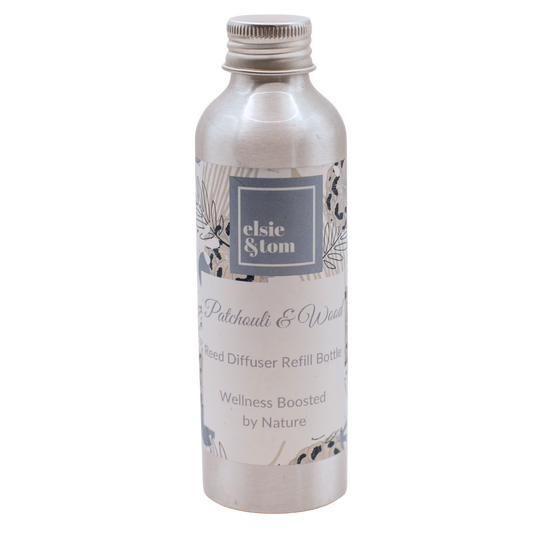Patchouli & Wood Essential Oil Scented Daily Rituals Reed Diffuser Refill Bottle