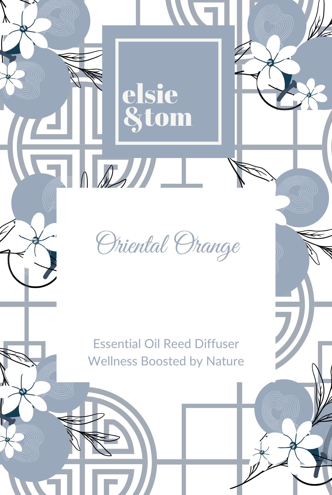 Oriental Orange Essential Oil Scented Reed Diffuser image 0