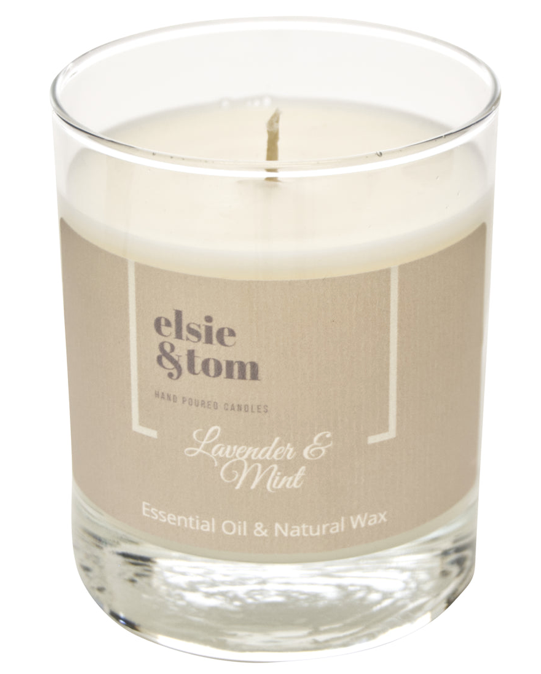 Lavender and Mint Essential Oil Scented Candle image 5