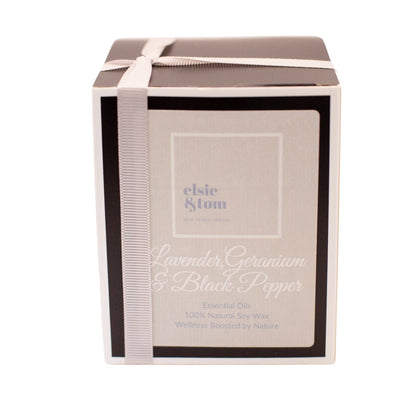 Lavender, Geranium and Black Pepper Essential Oil Candle image 6