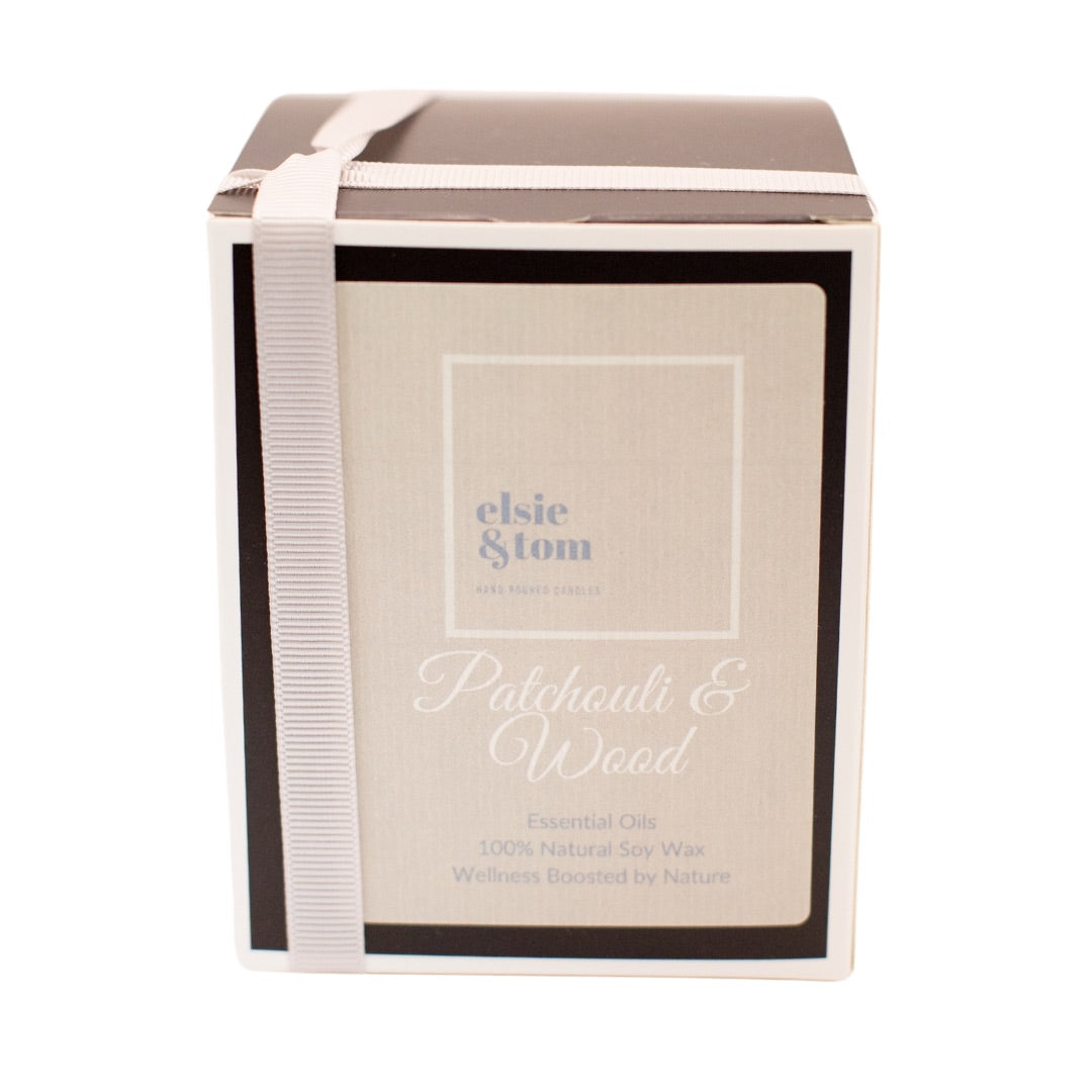 Patchouli and Wood Essential Oil Scented Candle image 2